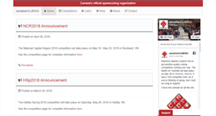 Desktop Screenshot of canadiancubing.com